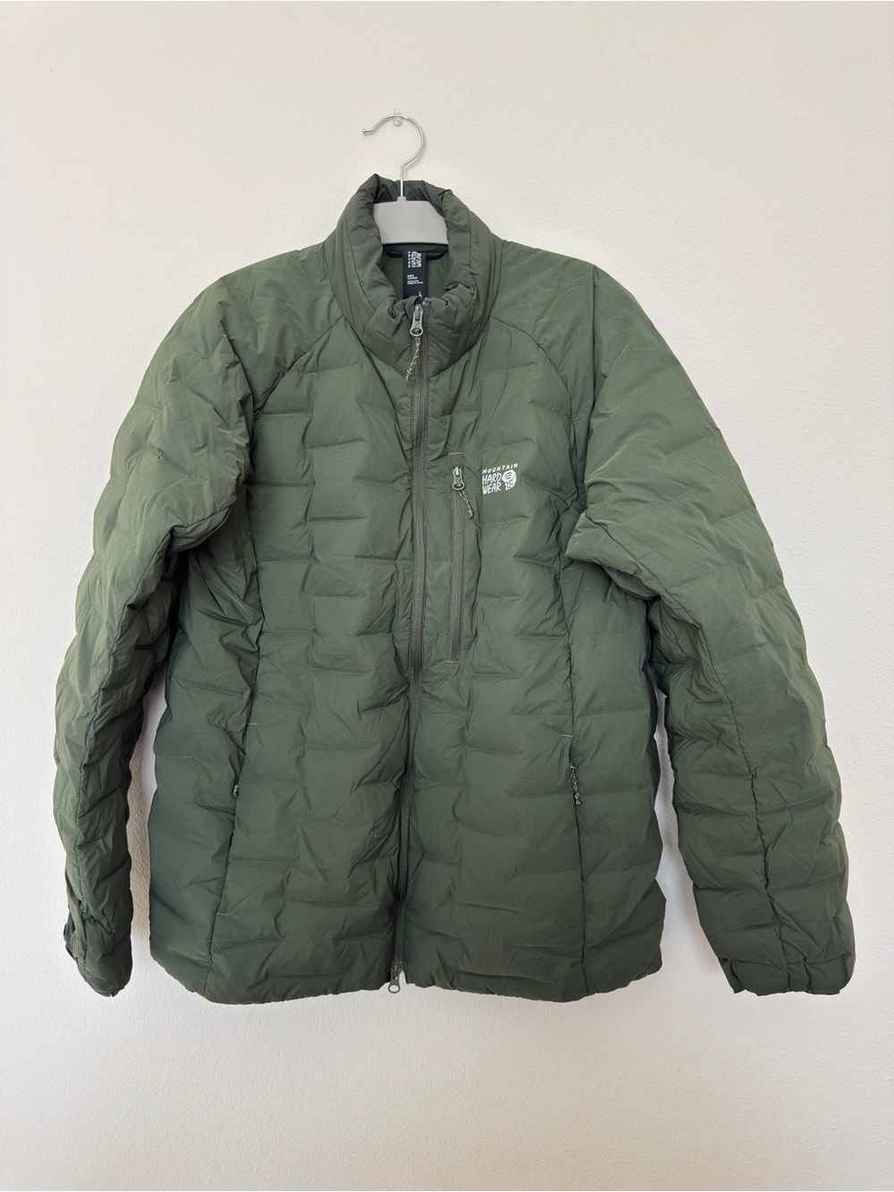 Mountain Hardwear Men's Green Stretch Down Jacket